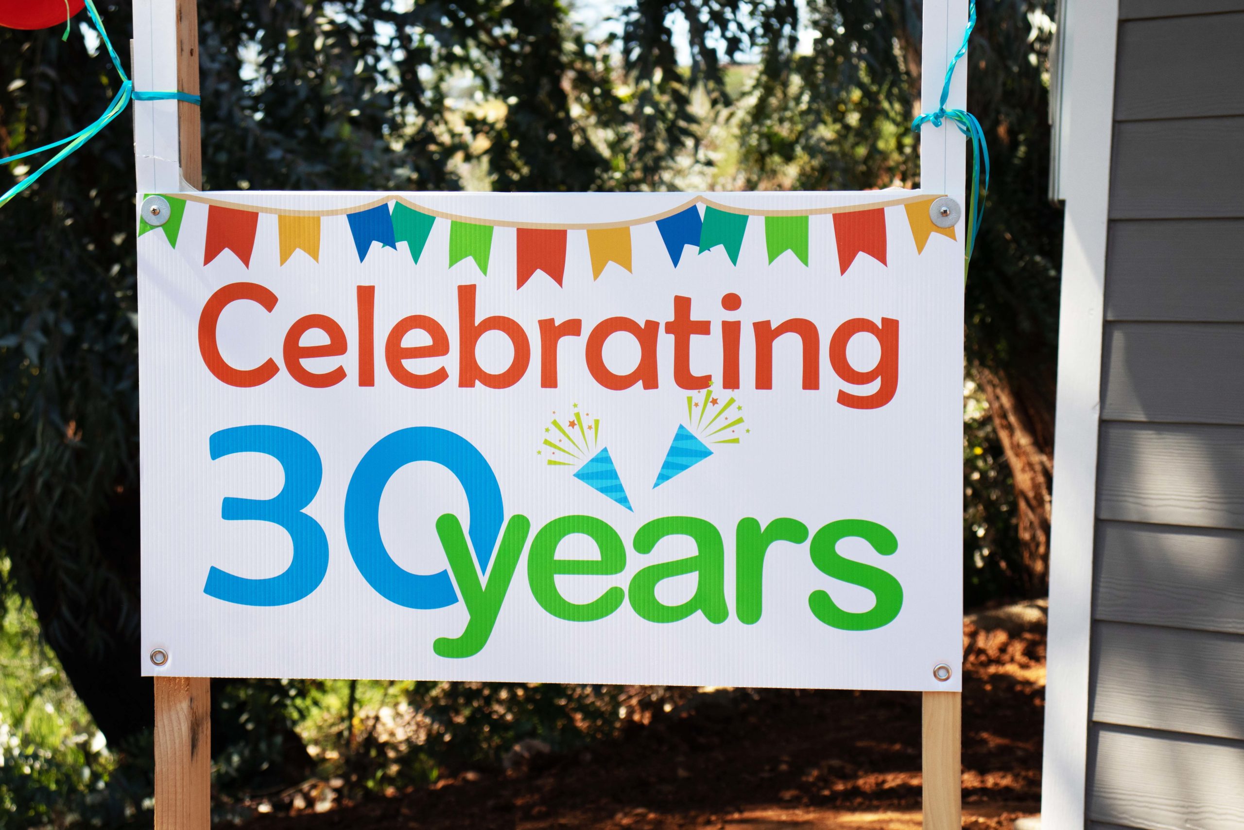 Celebrating 30 Years Banner