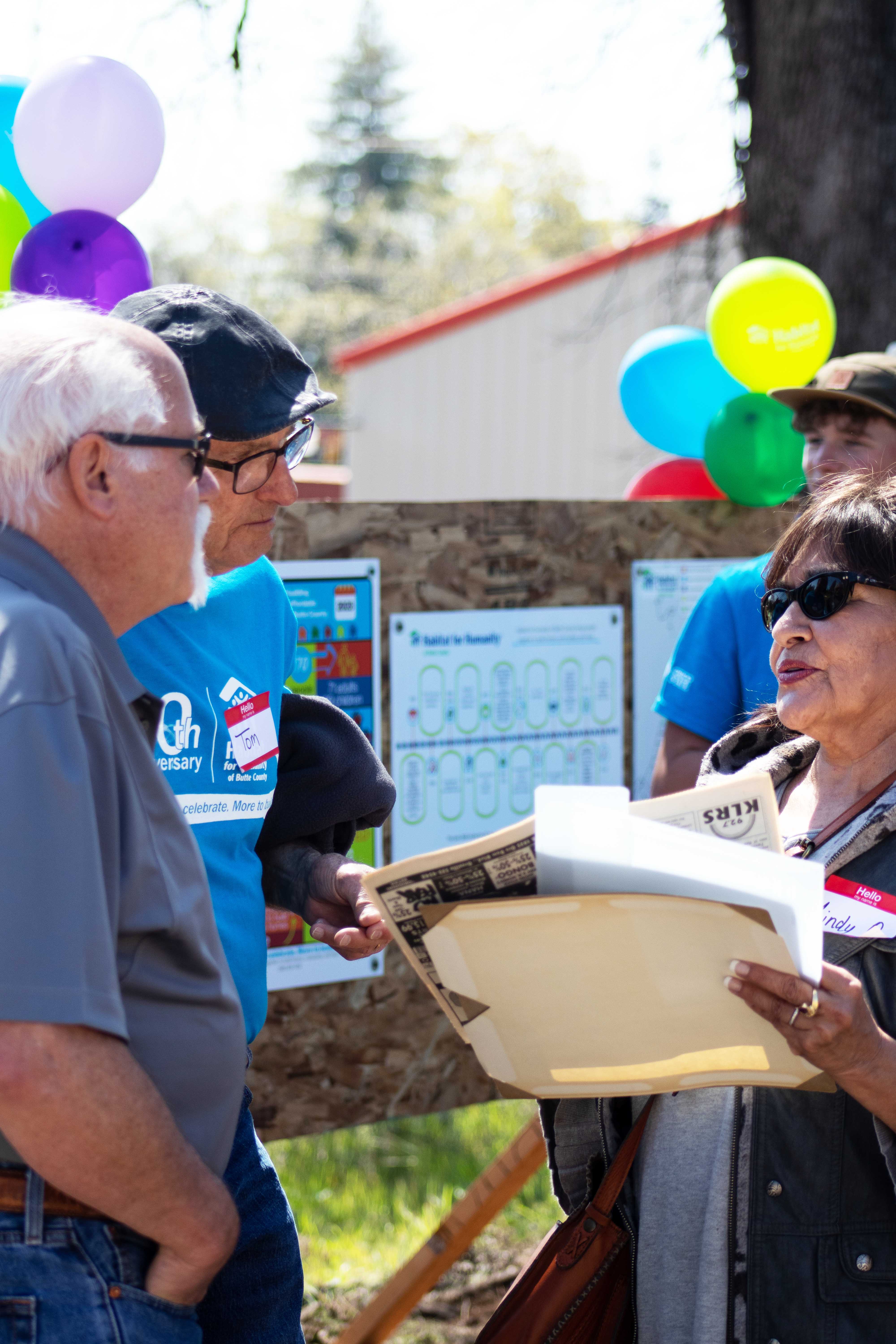 Johh Linhart, Tom Hayes, and Cindy Quintana Markham