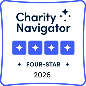 Charity Navigator 2026 4 star badge